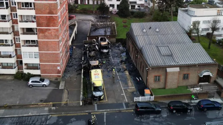 Targeted Arson Attack on London Emergency Vehicles Signals Deepening Security Crisis and Economic Strain Amid Rising Hate Crimes